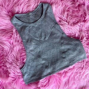 Lululemon Stronger as One Muscle Cropped Tank Top